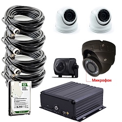 Комплект видеонаблюдения для автобуса среднего класса ПП РФ № 969