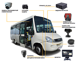 Комплект видеонаблюдения для автобуса малого класса ПП РФ № 969
