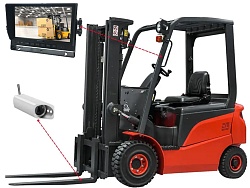 Беспроводной комплект 9" для вилочных погрузчиков и штабелеров FullHD (1080p), SD-карта