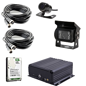 Комплект видеонаблюдения для техники коммунальных служб
