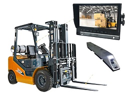 Беспроводной комплект 9" для вилочных погрузчиков и штабелеров FullHD (1080p), SD-карта