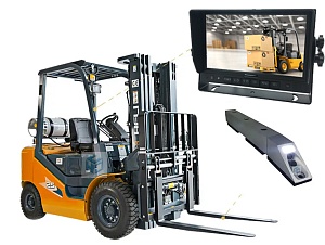 Беспроводной комплект 9" для вилочных погрузчиков и штабелеров FullHD (1080p), SD-карта