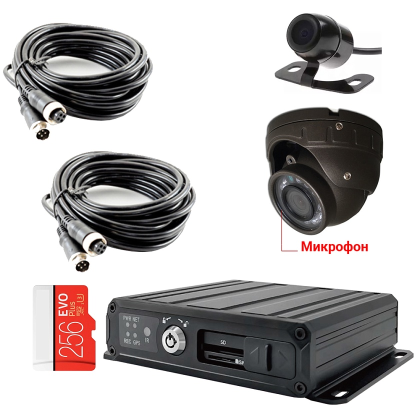 Комплект видеонаблюдения для автомобиля скорой помощи