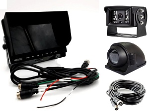 Парковочный комплект заднего/переднего вида на 2 камеры