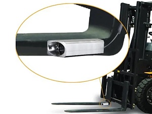 Беспроводной комплект 7" с лазером для вилочных погрузчиков и штабелеров FullHD (1080p), SD-карта