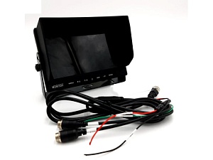 Монитор заднего вида AHD Двухканальный  